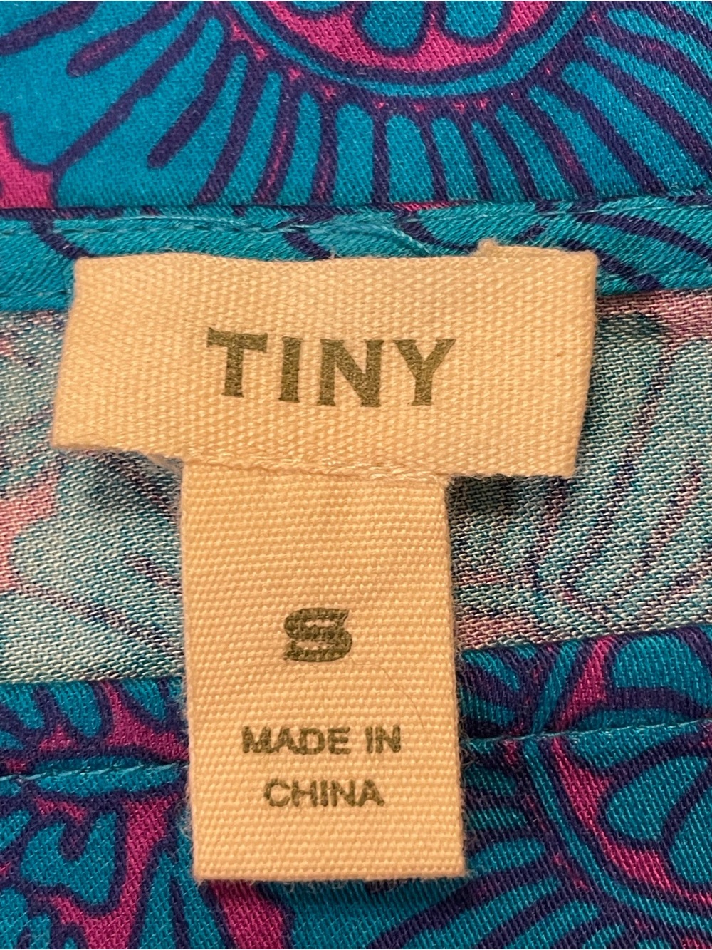 TINY by ANTHROPOLOGIE NWOT Annmarie Midi Dress in Blue Motif - Picture 7 of 9